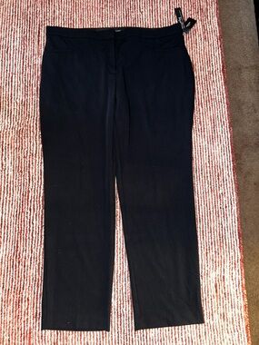 Alfani Women's Black Straight-Leg Dress Pants